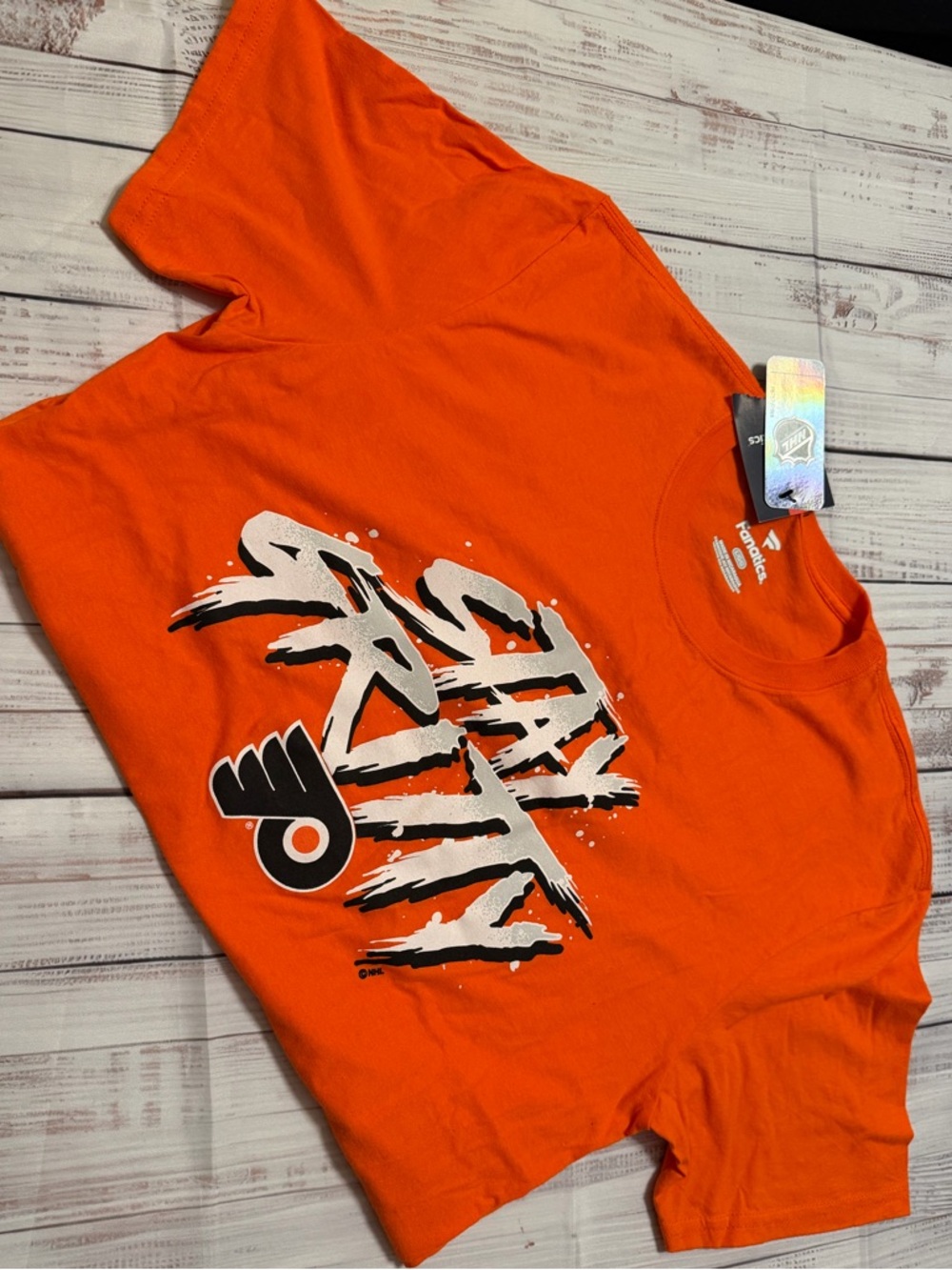 Flyers Orange Stay Gritty T-Shirt NWT
